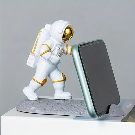 Blue Astronaut Themed Phone Holder