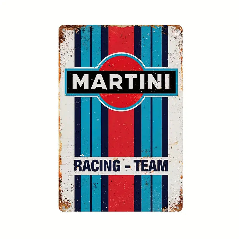 Martini Sign Metal Tin Plate Sign Poster