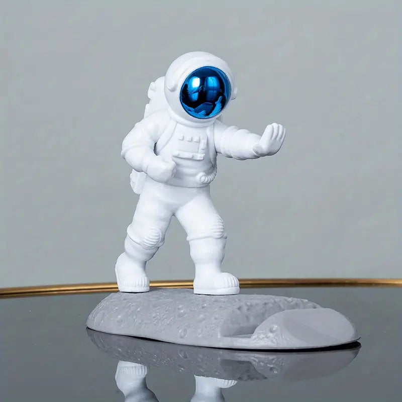 Blue Astronaut Themed Phone Holder