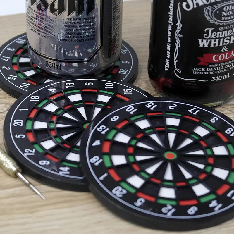 Dartboard Coasters - Set of 4