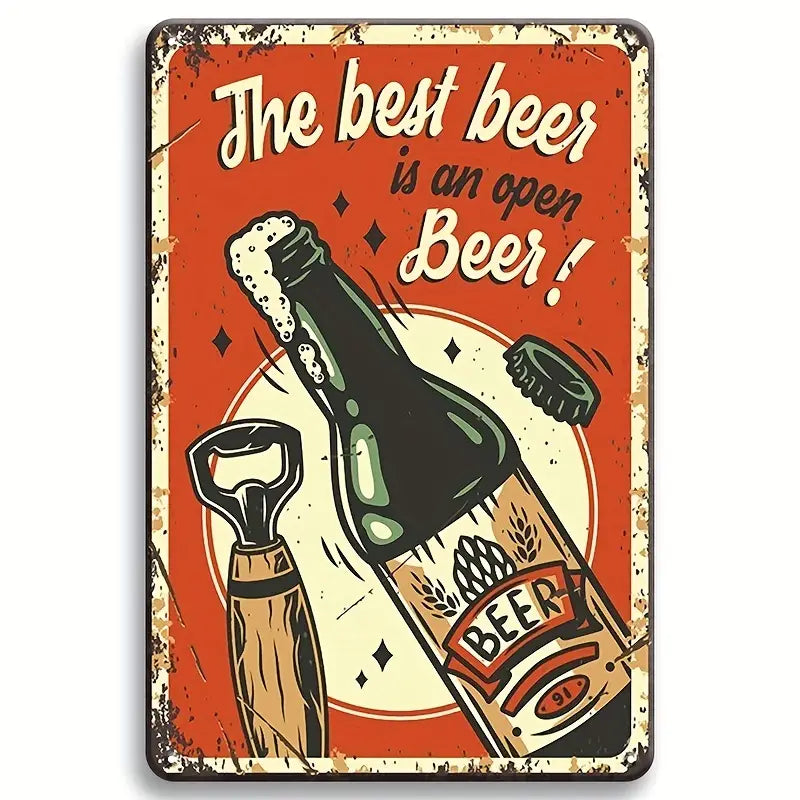 Beer Sign Metal Tin Plate Sign Poster