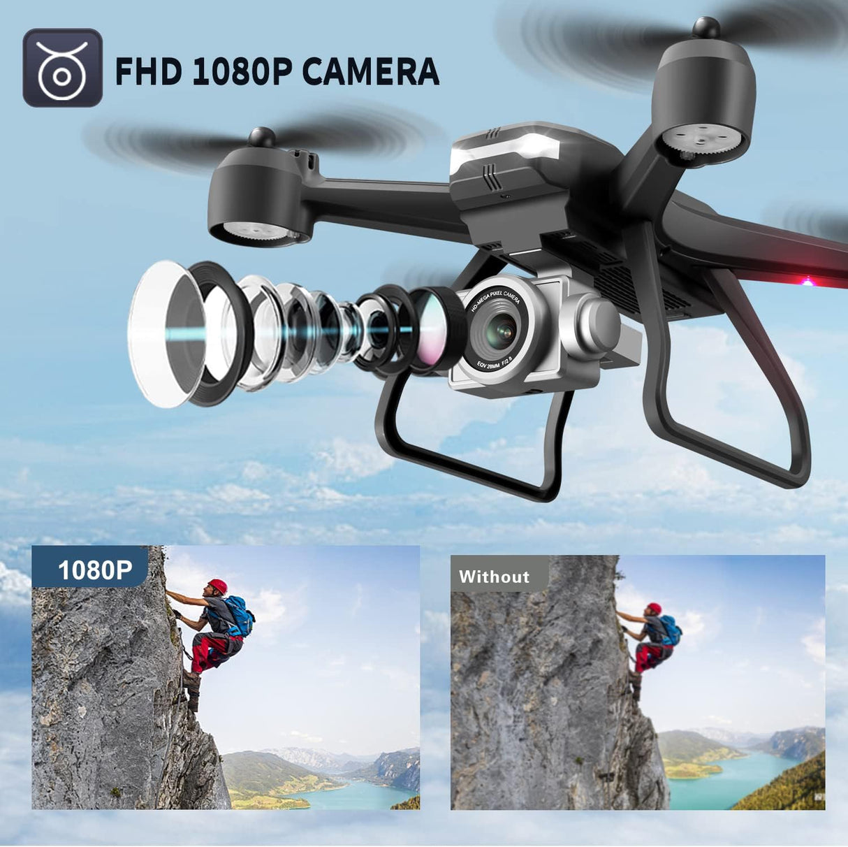 4DRC V14 Camera Drone RC Quadcopter