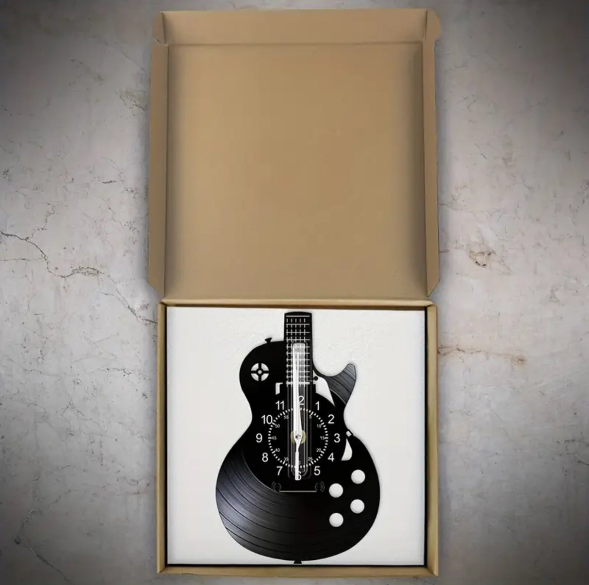 Guitar Vinyl Wall Clock