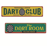 Dart Club Room Metal Sign