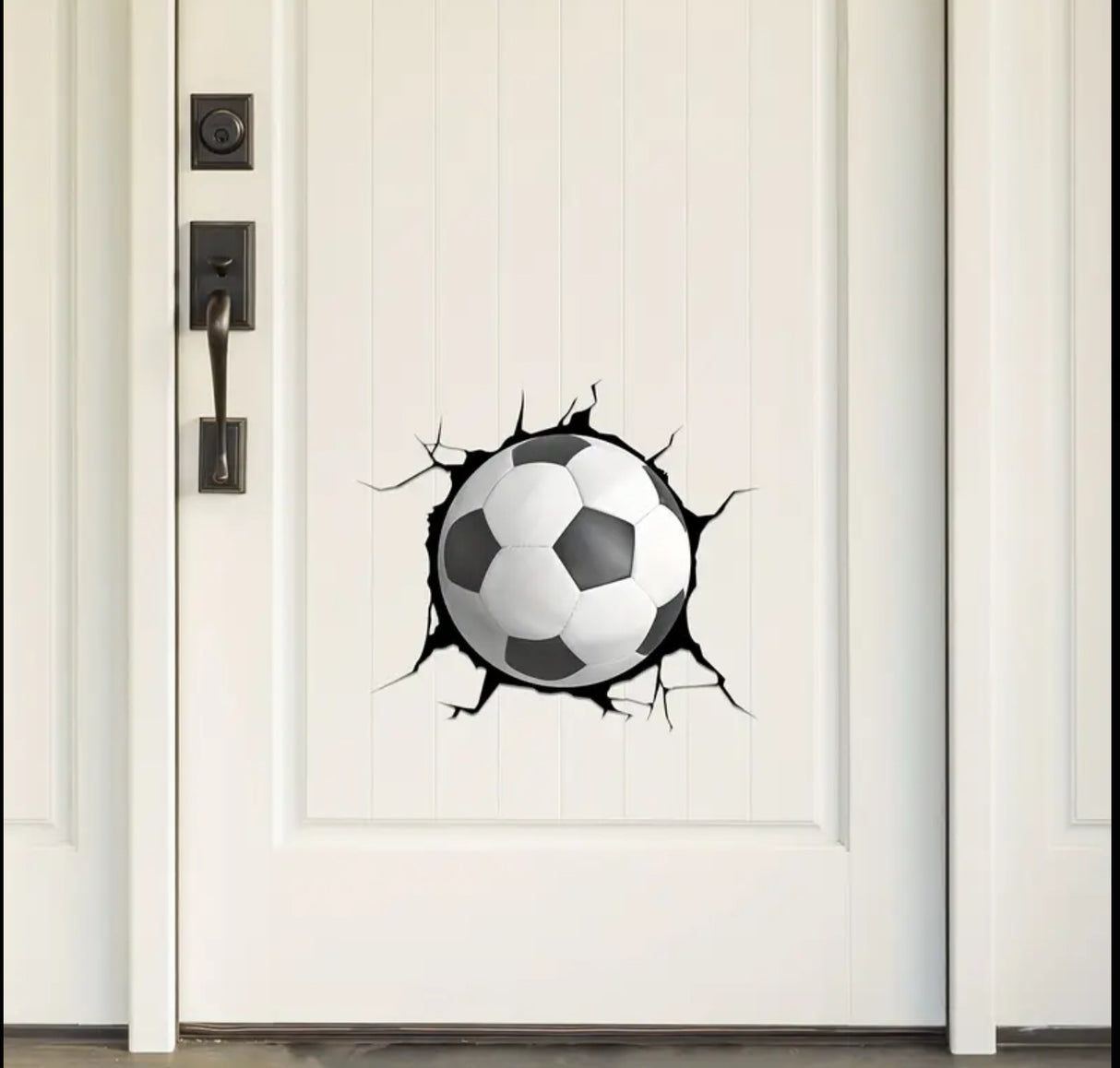 Football 3D Wallsticker - Waterproof & Removable Wall Decoration Sticker