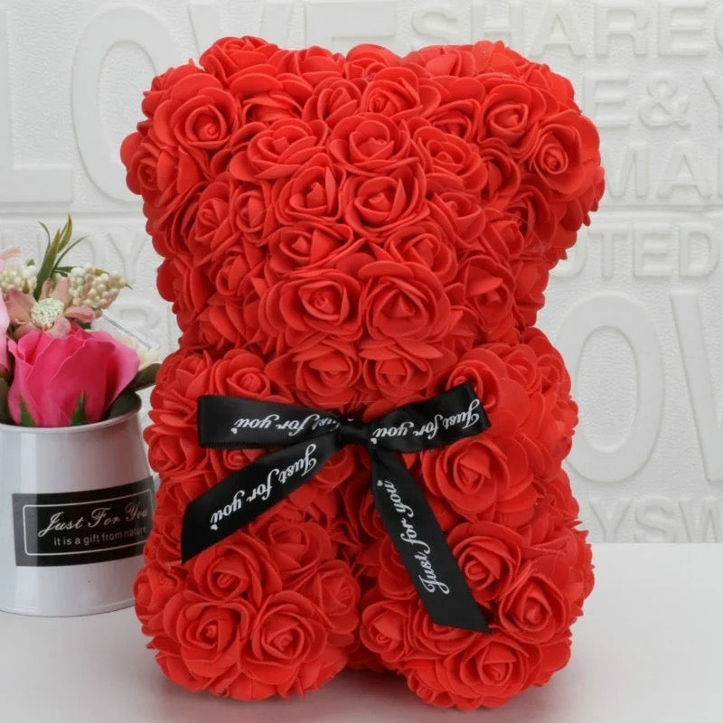 Valentine's Day Gift 25cm Rose Bear - 4 Colours