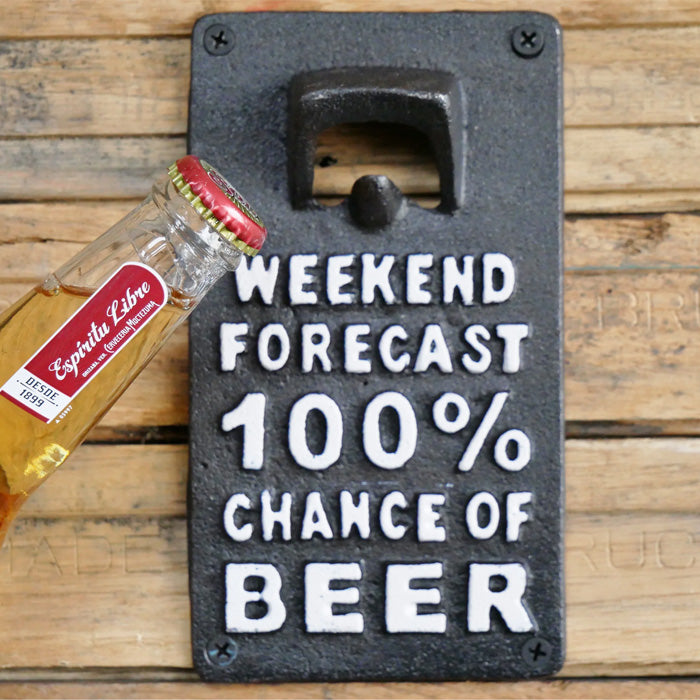 Sign with Bottle Opener