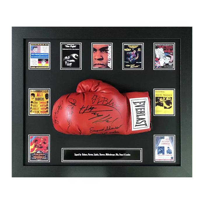 Muhammad Ali Opponents Signed Framed Boxing Glove