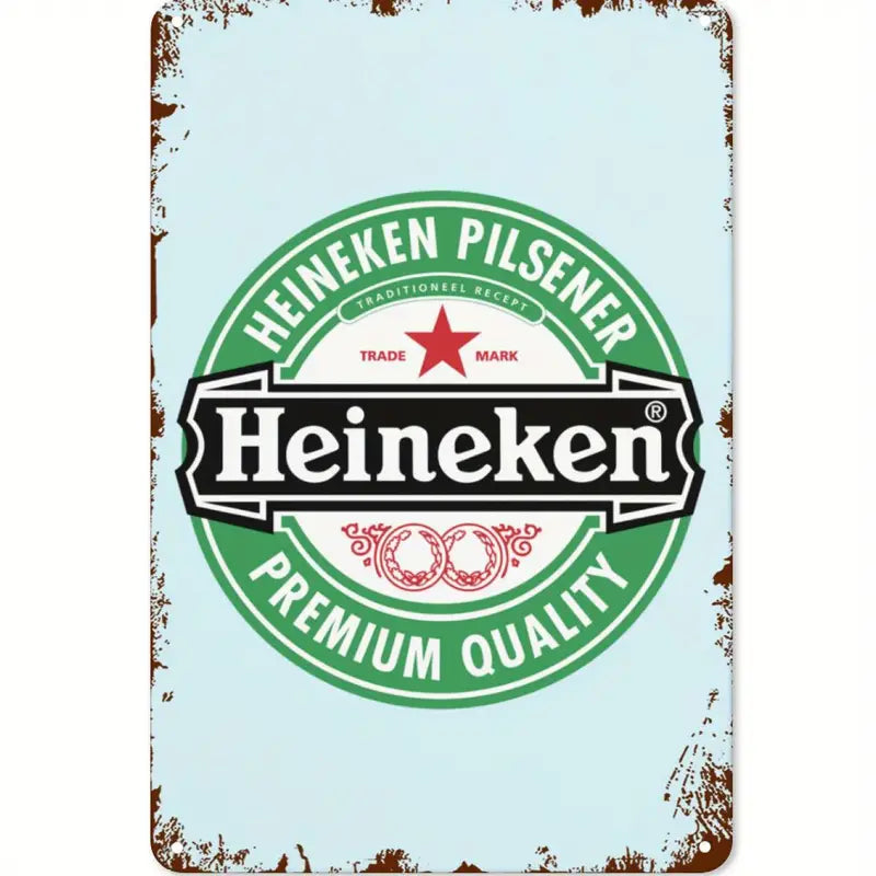 Heineken Sign Metal Tin Plate Sign Poster