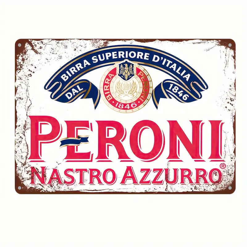 Peroni Sign Metal Tin Plate Sign Poster