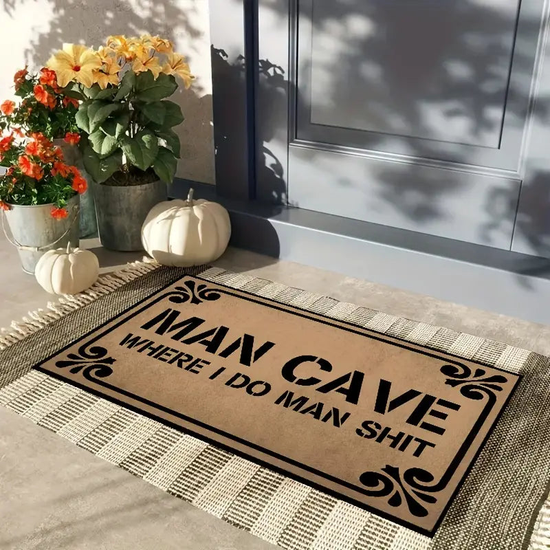 Man Cave Indoor Non Slip Floor Mat