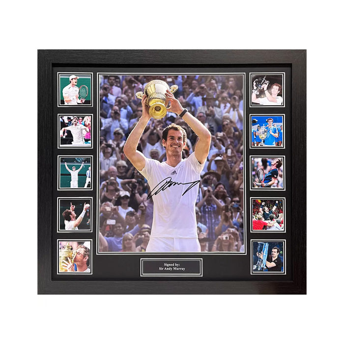 Andy Murray Signed Framed Photograph