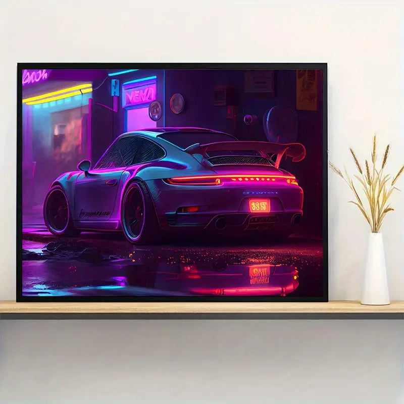 Sports Car Porsche Wall Decoration Poster